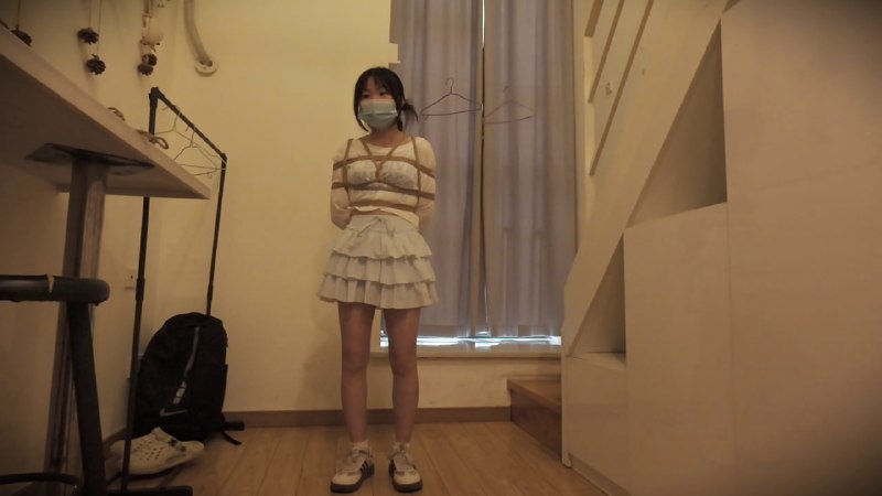 #忧郁的笨鸟 新模娇娇初次体验了绳缚