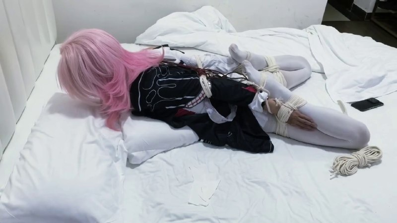 #蕉蕉鱼 长夜月cos严厉折腿驷马＋严厉日式驷马紧缚.mp4